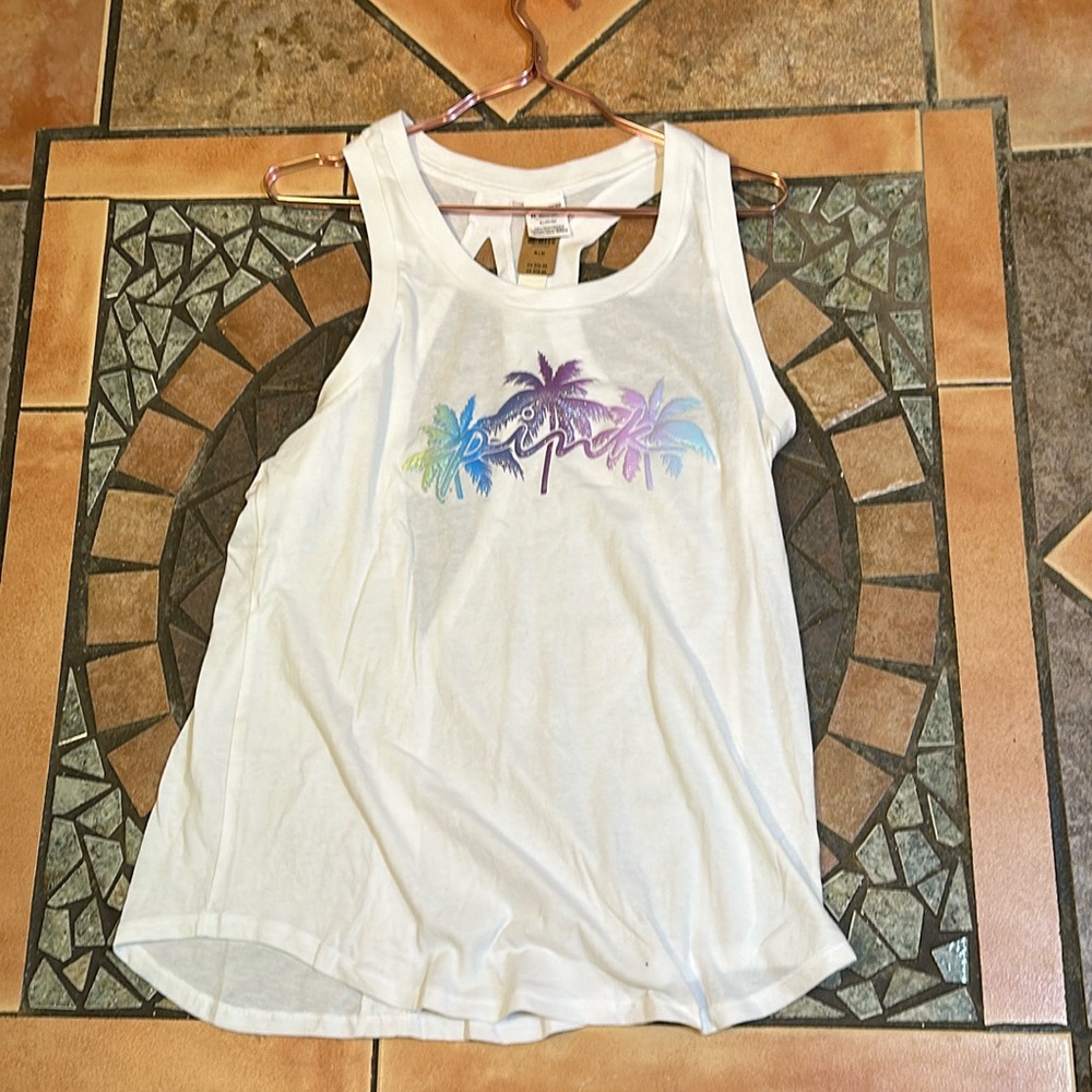 PINK by Victoria’s Secret Palm Tree Perfect Tank Top